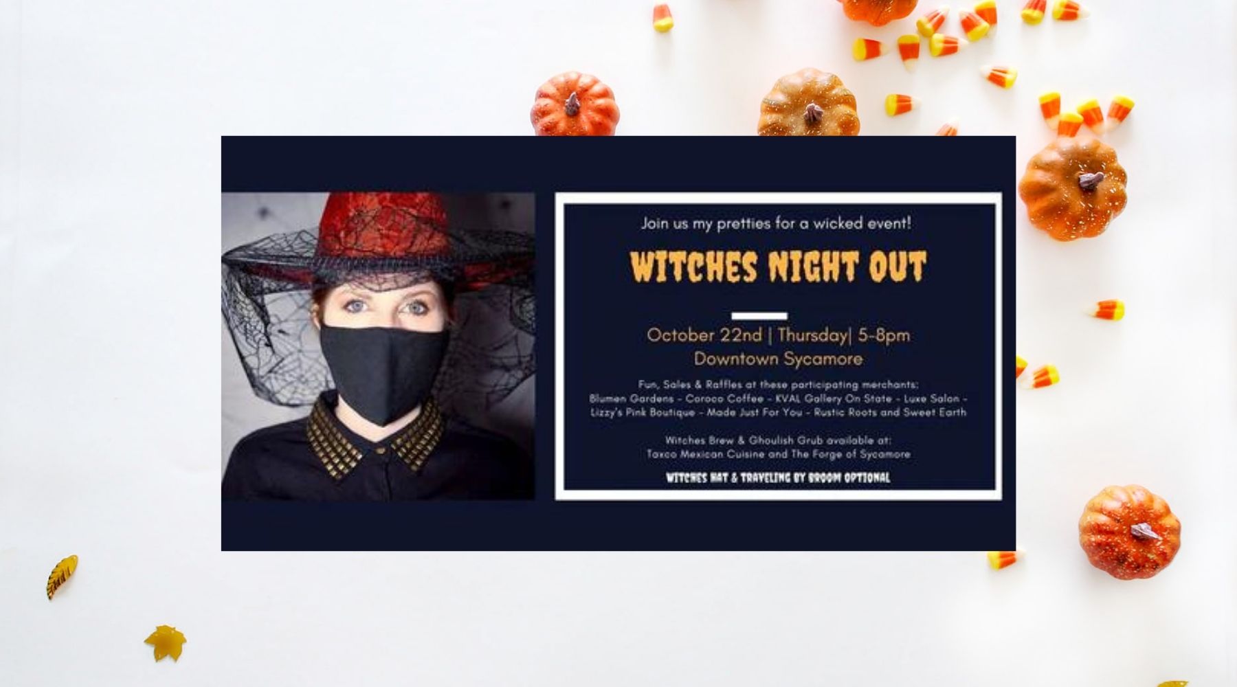 3rd Annual Witches Night Out Sponsored By Lizzy's Pink Boutique