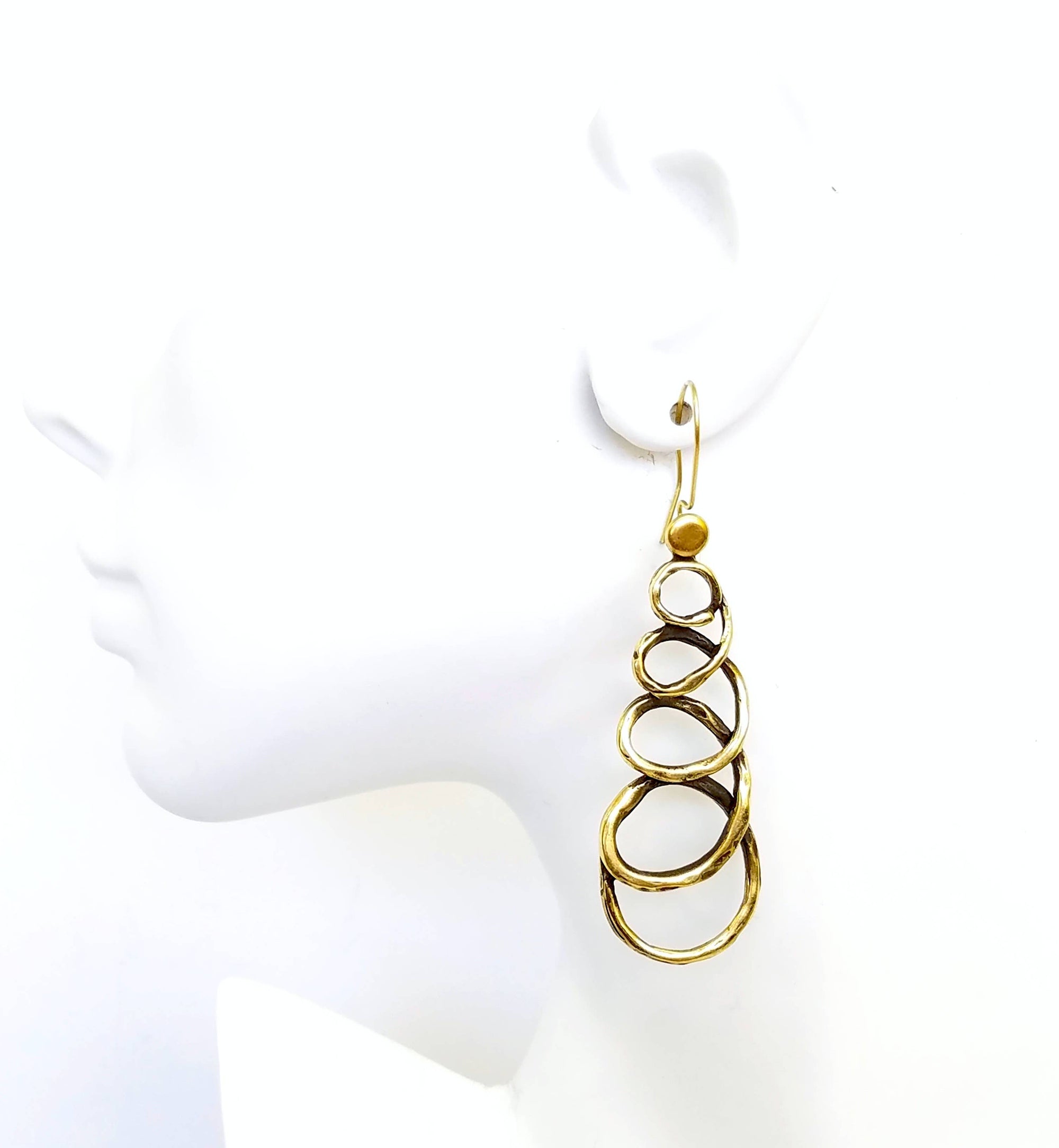 Bronze Loop ala Loop Earrings